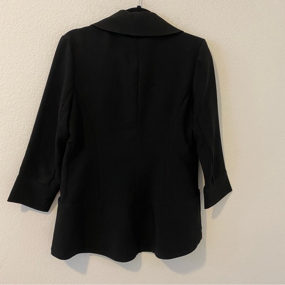 HARLOWE & GRAHAM open black blazer - Picture 5 of 8